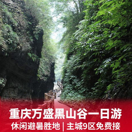 重庆万盛黑山谷汽车一日游主城多个区上门接+纯玩无购物
