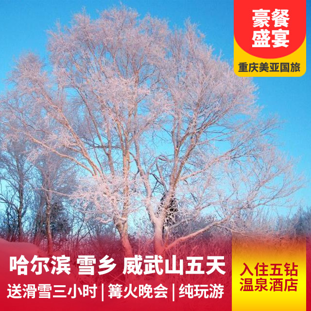  哈尔滨 +雪乡+威武山雪村双飞五日游