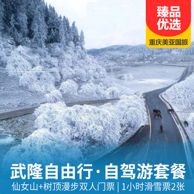 【冰雪季·滑雪票套餐】武隆仙女山、自驾游、自由行套餐