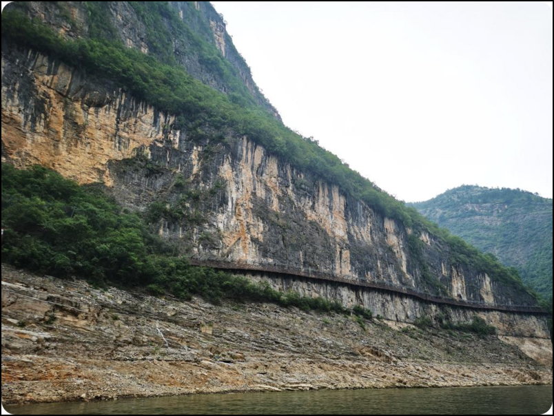 巫峡小三峡仿古栈道