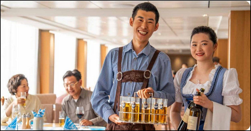 维京长船船上饮品