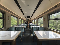 雪国号餐车图片