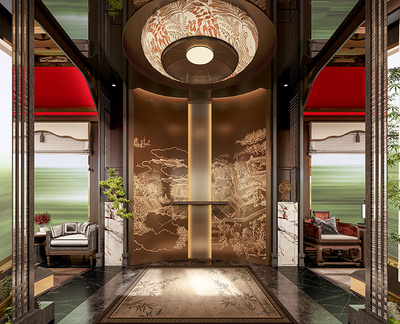 锦绣天府号锦雅·迎宾车厢图片
